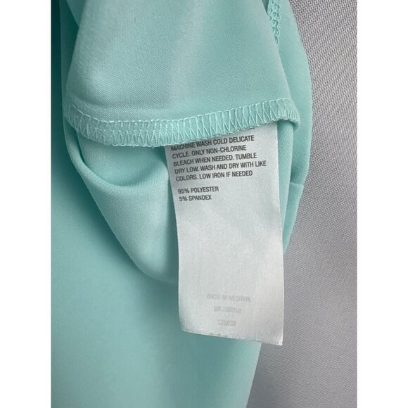 IMAN Womens Sleeveless Mint Tank Top S Polyester/Spandex Stretchy - Picture 4 of 4